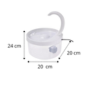 Auto water fountain for cat with LED light