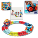 Flexible Rail Car Toy For Kids