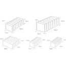 Mesh wardrobe clothes organizer