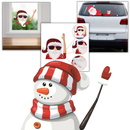 Christmas Windscreen Wiper Sticker