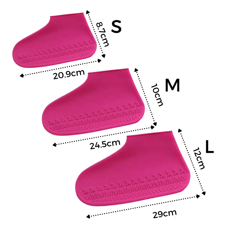 1 Pair of Waterproof Silicone Shoe Covers