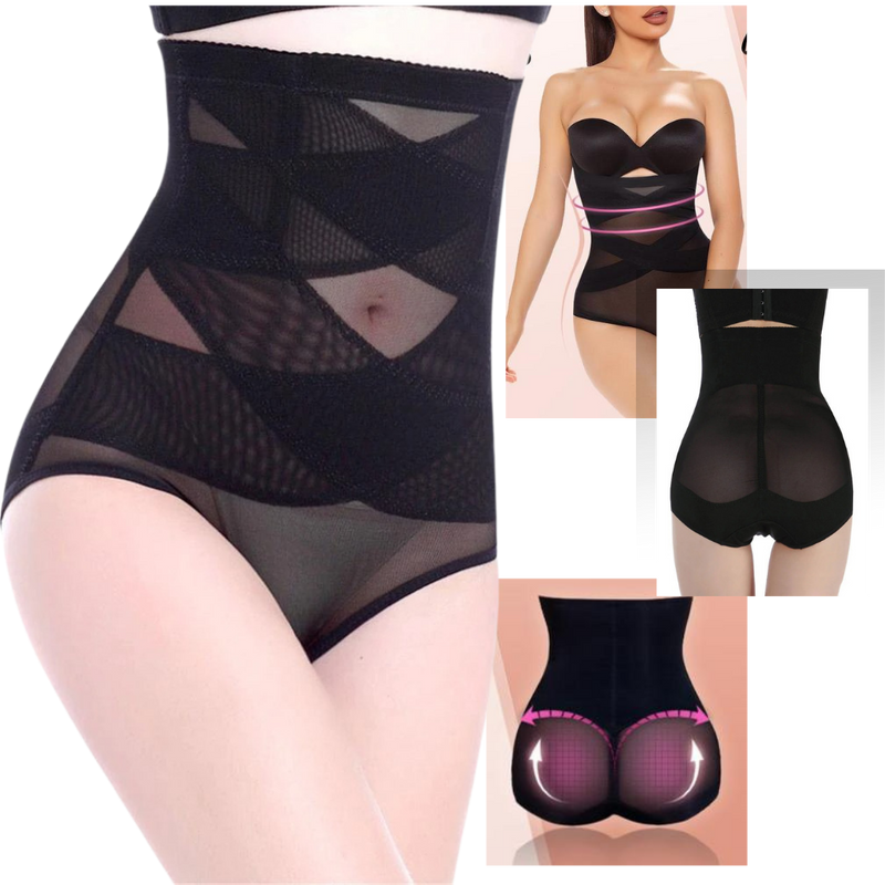 Cross Compression Slimming Abs Shapewear