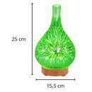 Essential Oil Diffuser Fireworks Pattern Vase Shape