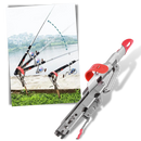 Fishing rod holder with springs