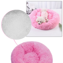Fluffy Plush Donut Pet Bed