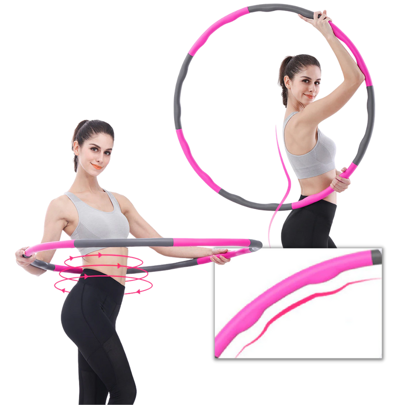 Padded Fitness Hula Hoop Adjustable