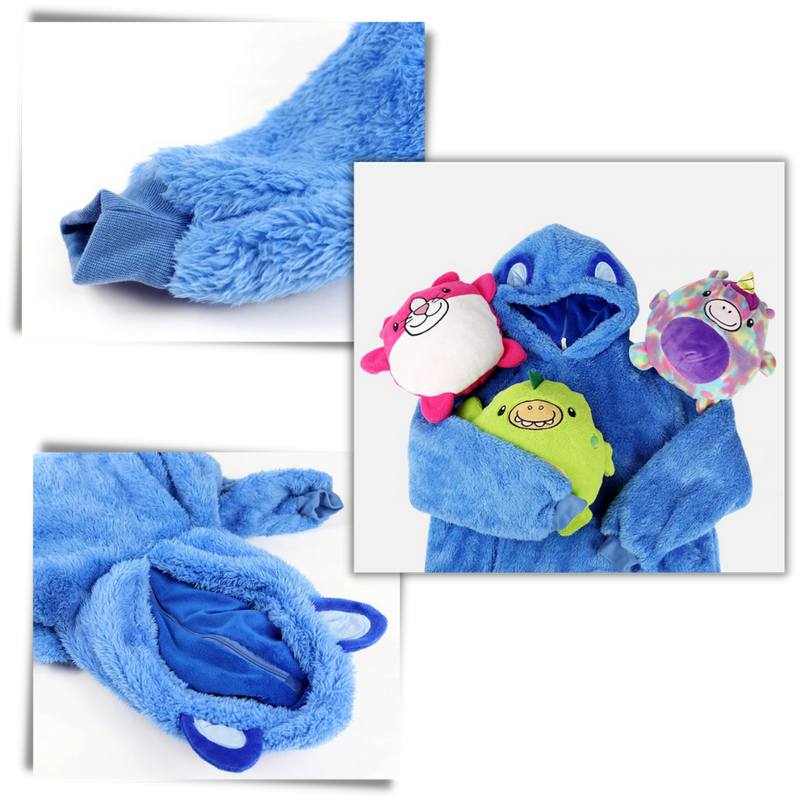 2 in 1 Foldable hoodie plush
