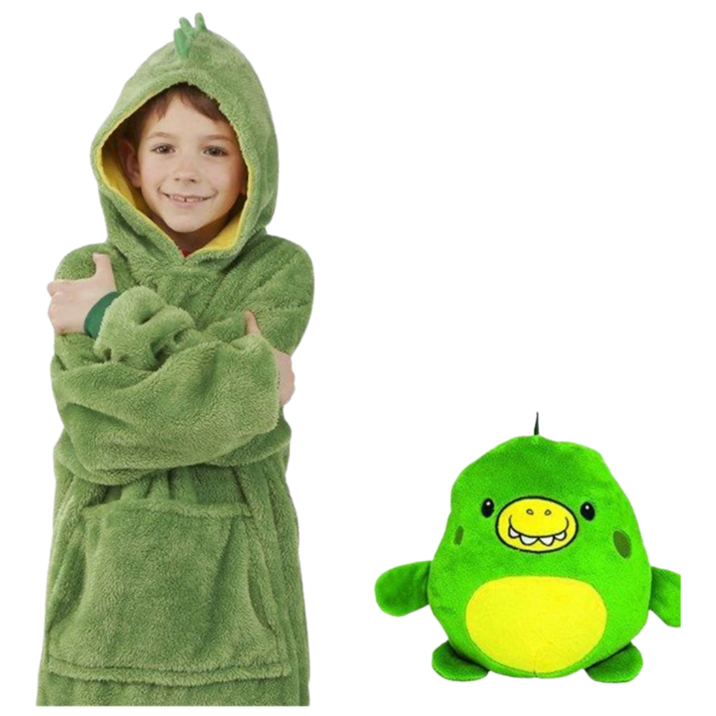 2 in 1 Foldable hoodie plush