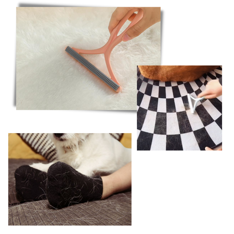 2 Pieces of Double-Sided Manual Hair Remover for Clothes