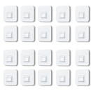 Pack of Adhesive Wall Hooks