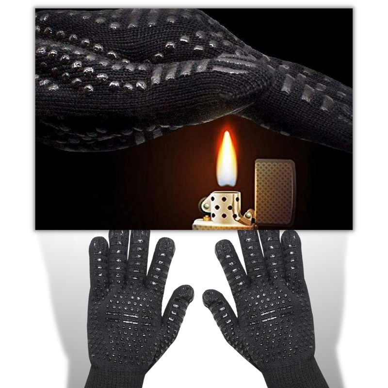 Heat resistant BBQ gloves (1 pair)