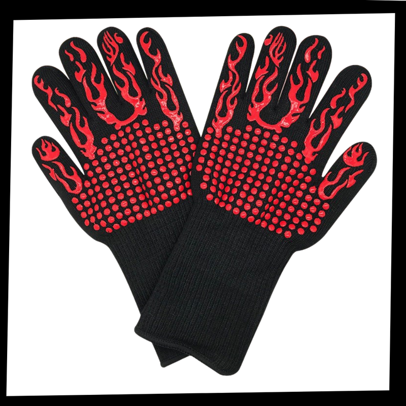Heat resistant BBQ gloves (1 pair)