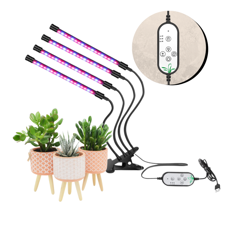 4-Head LED USB Indoor Grow Light