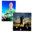 Pack of 6 LED Glowing Golf Balls