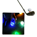 Pack of 6 LED Glowing Golf Balls