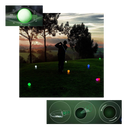 Pack of 6 LED Glowing Golf Balls