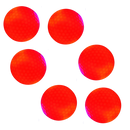 Pack of 6 LED Glowing Golf Balls