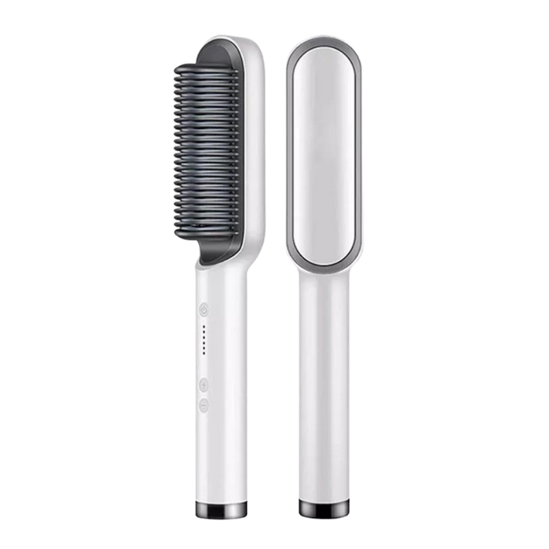 Electric Ceramic Brush Hair Straightener