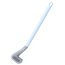 Long handle toilet brush with wall mounted base