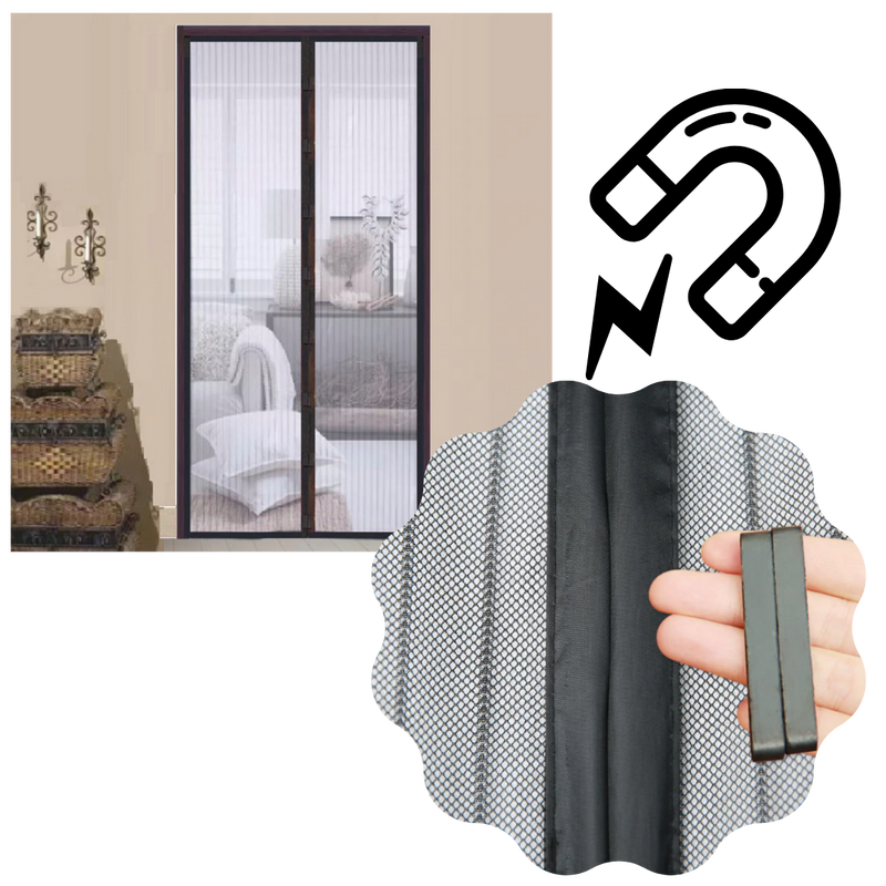 Magnetic Mosquito screen for doors