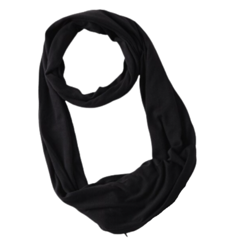 Warm Muffler With Hidden Pocket