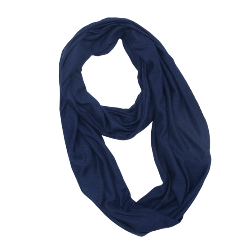 Warm Muffler With Hidden Pocket