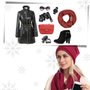 Warm Muffler With Hidden Pocket