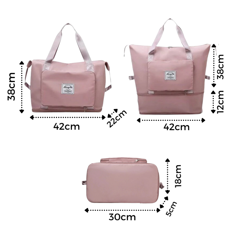 Multi use expandable and foldable travel bag