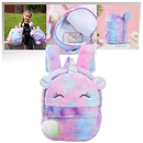 Plush Unicorn Girl’s Backpack