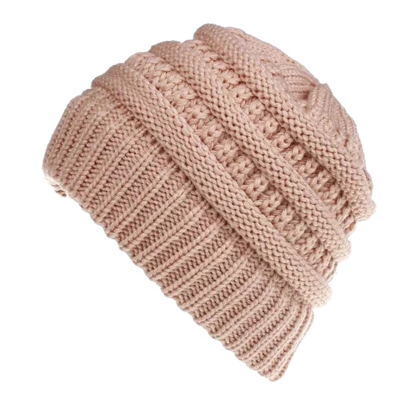 Beanie for Ponytail and Messy Bun