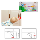 Pack of 4 Child Safety Magnetic Cabinet Locks