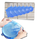 Pack of 6 Silicone Stretch Lids