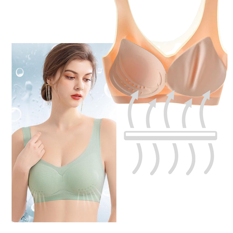 Ultra-Thin Ice Silk Seamless Bra