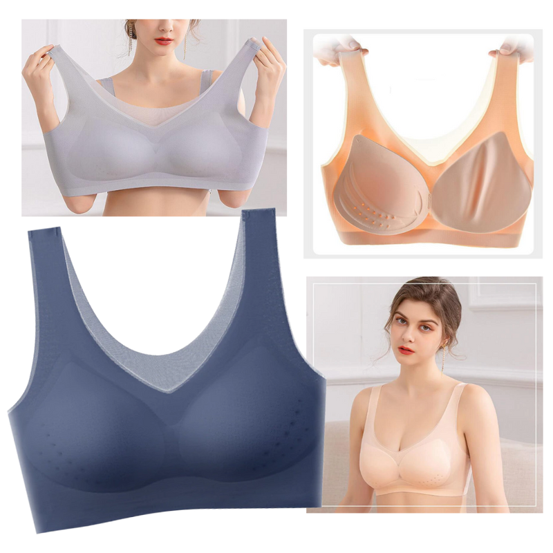 Ultra-Thin Ice Silk Seamless Bra