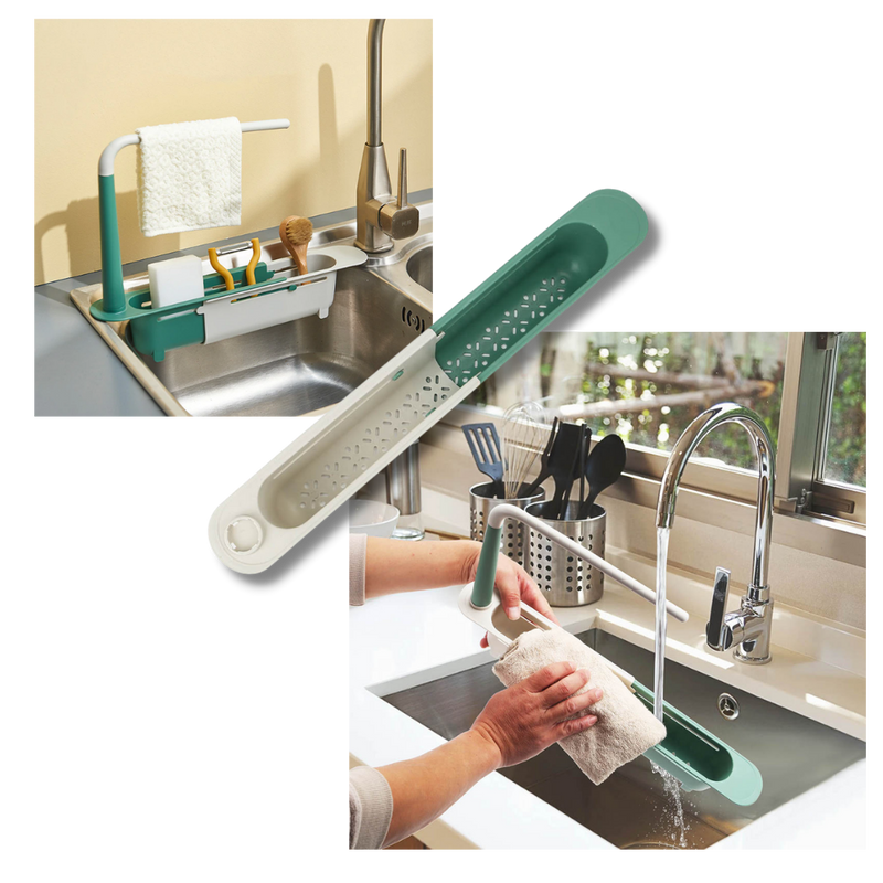 Extendable Storage Rack for Sink