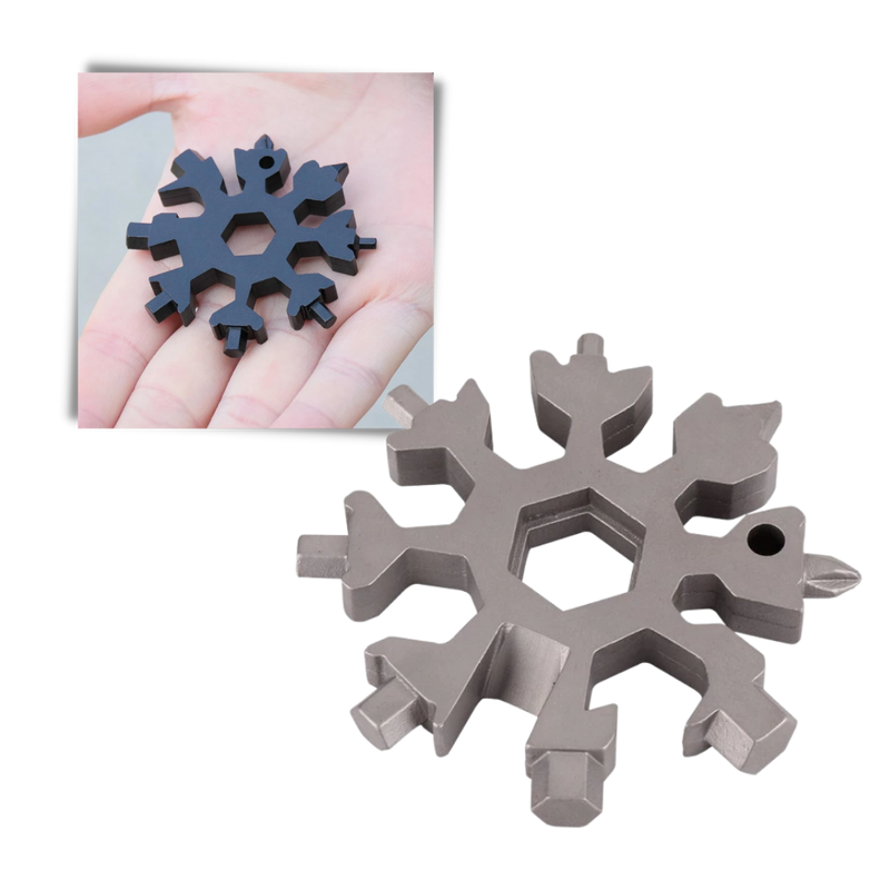 18-in-1 Stainless Steel Snowflake Multi-Tool