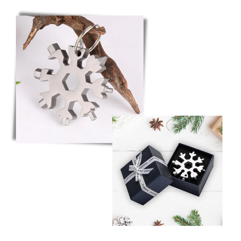 18-in-1 Stainless Steel Snowflake Multi-Tool