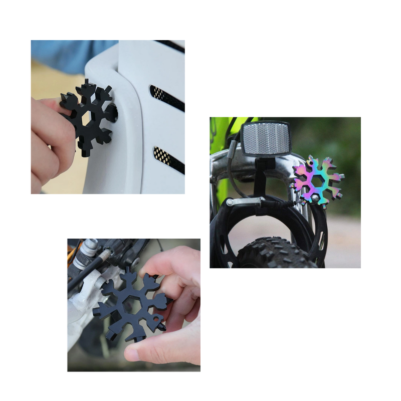 18-in-1 Stainless Steel Snowflake Multi-Tool