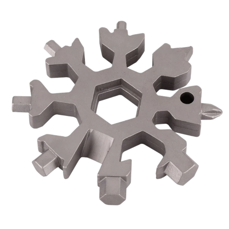 18-in-1 Stainless Steel Snowflake Multi-Tool