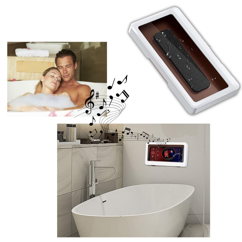 Waterproof Wall Mount Shower Phone Holder Case