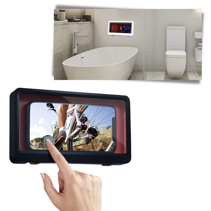 Waterproof Wall Mount Shower Phone Holder Case