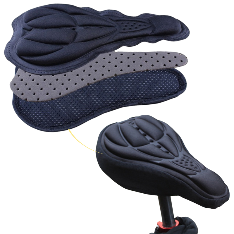Silicone Gel Padded Bike Seat Cushion