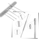 Stainless steel ear wax cleaner tool set