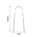 Stainless steel tongue cleaner