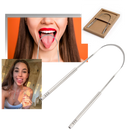 Stainless steel tongue cleaner