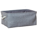 Stylish Linen Basket with Rope Handles