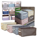 Stylish Linen Basket with Rope Handles