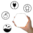 Pack of 3 Modular Touch Lights