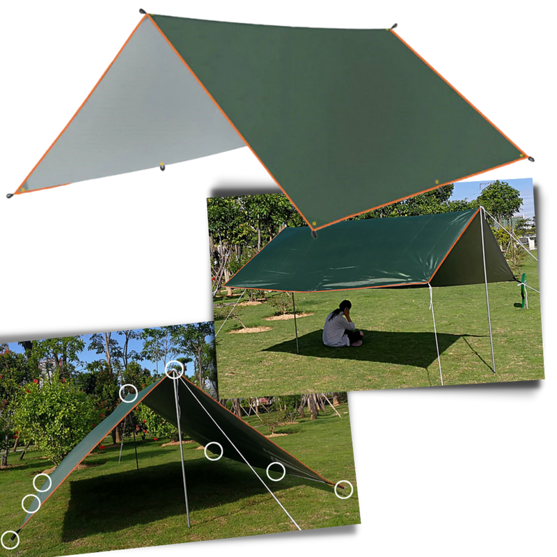 Waterproof Camping Tarp Set