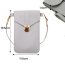 Touchscreen phone crossbody bag